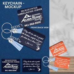 Personalized Double-Sided Keychain