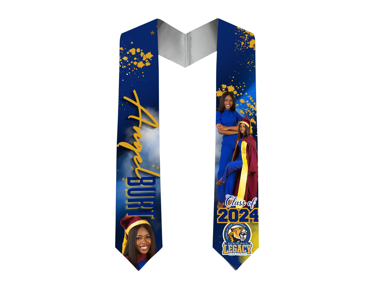 Blue Grad Stole