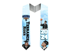 Light Blue Grad Stole