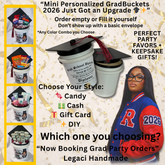 Mini Personalized Grad Buckets