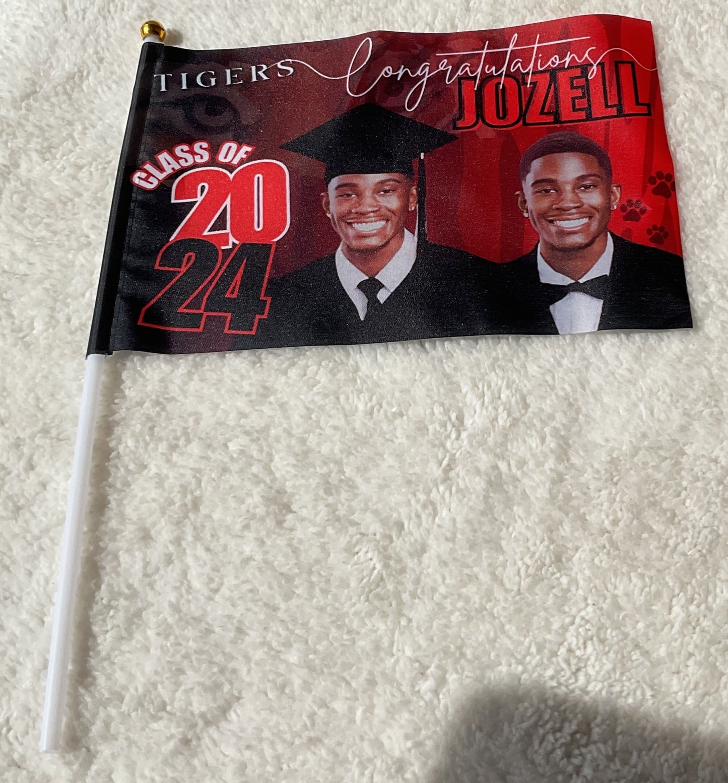 Grad handheld flags