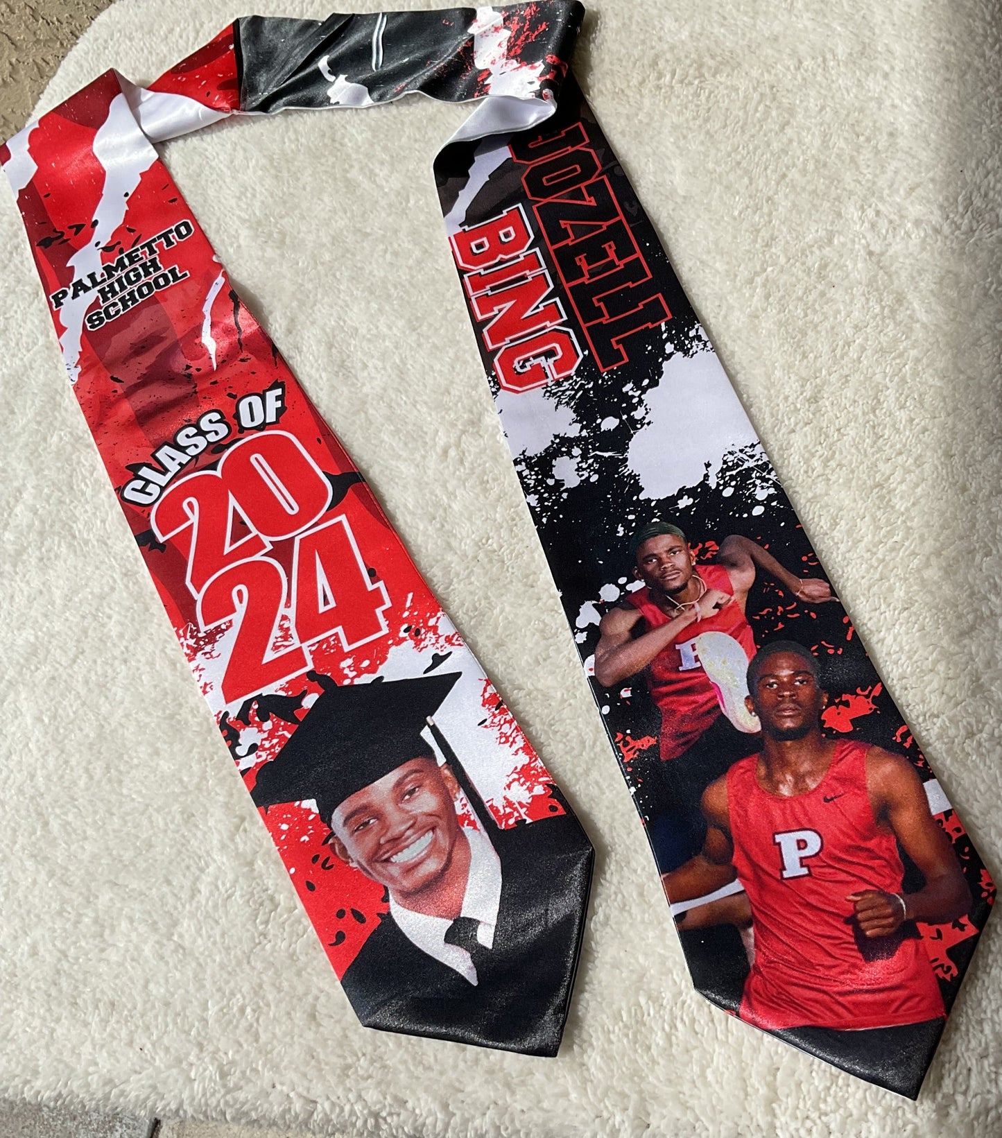 RED Grad Stole