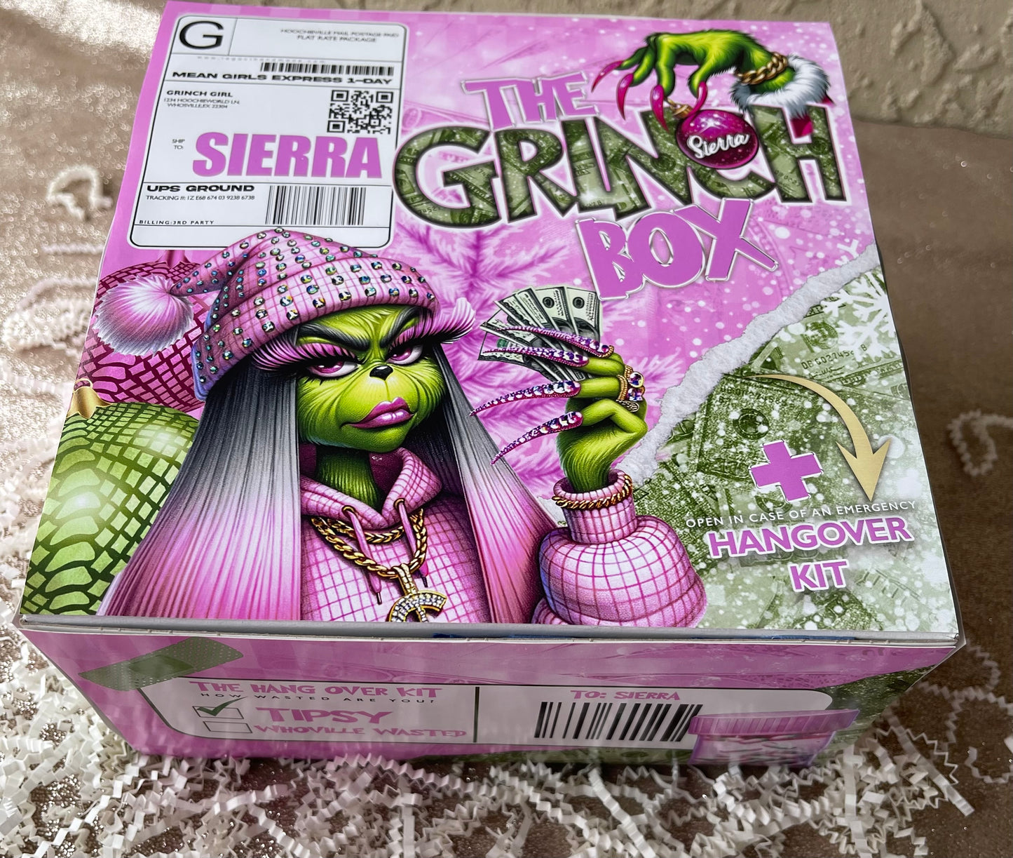 DRINK UP GRINCHES GAME BOARD