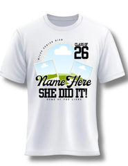 Grad T-Shirt Templates 3 Templates