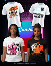 Grad T-Shirt Templates 3 Templates