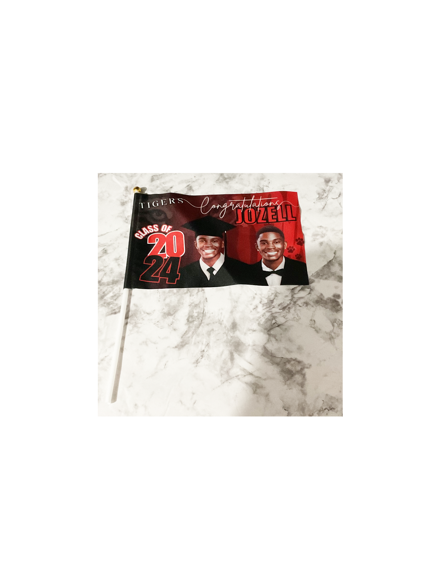 Grad handheld flags