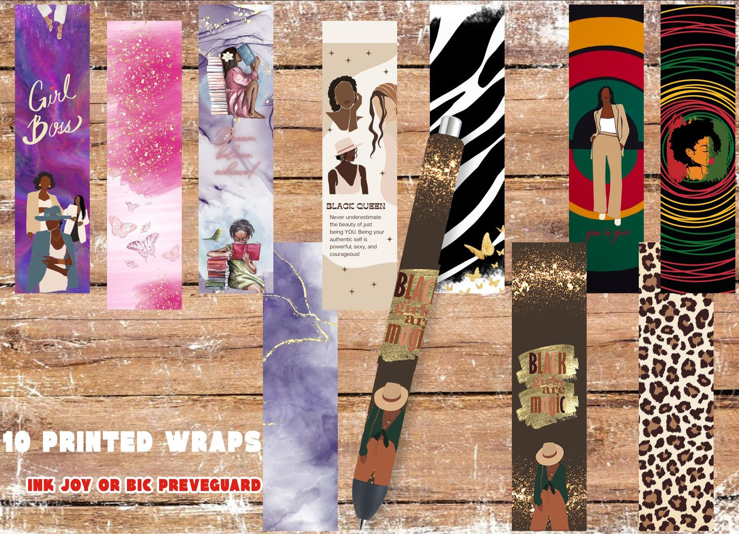 I AM HER Pen Wraps