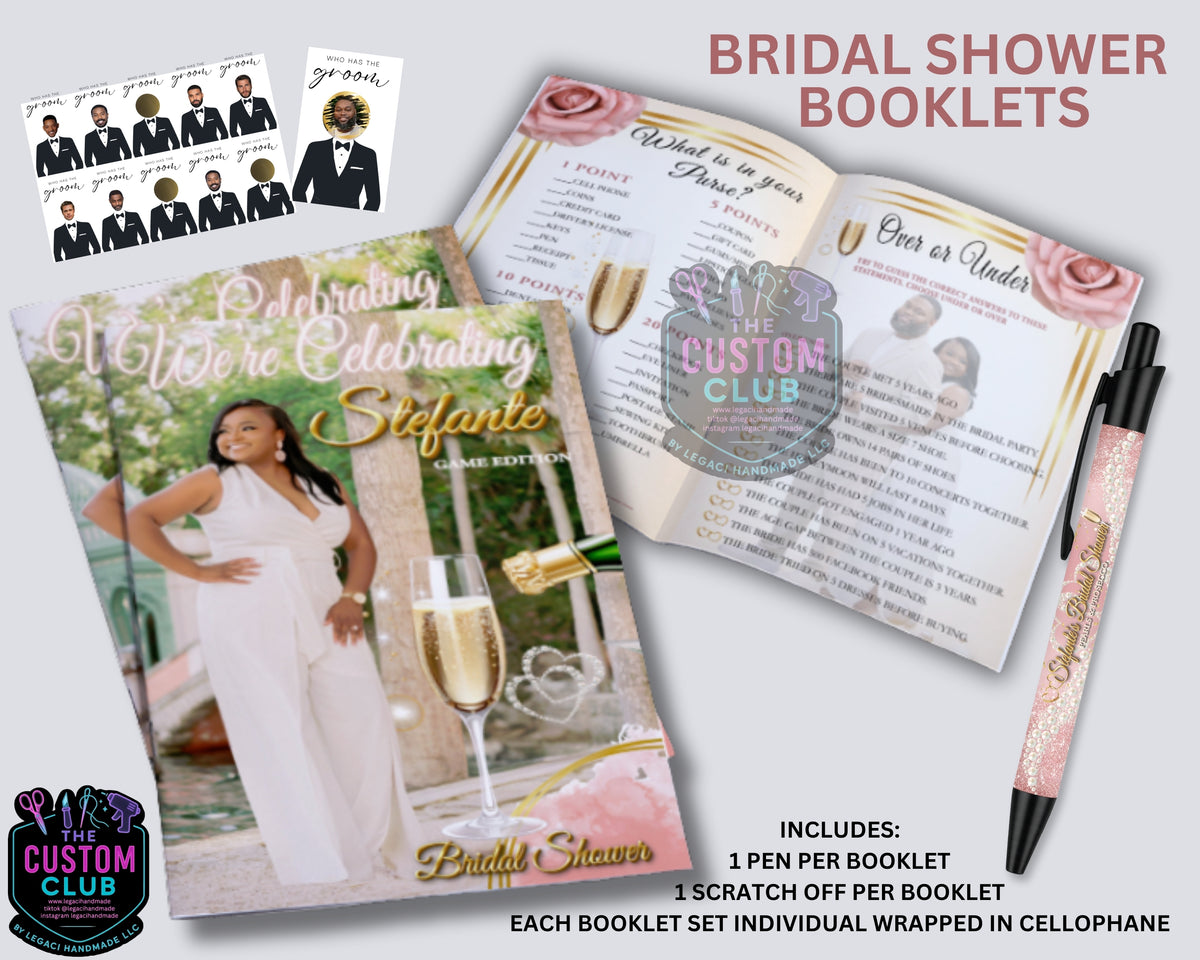 Custom Bridal Shower Game Booklets – The Ultimate Guest Experience
