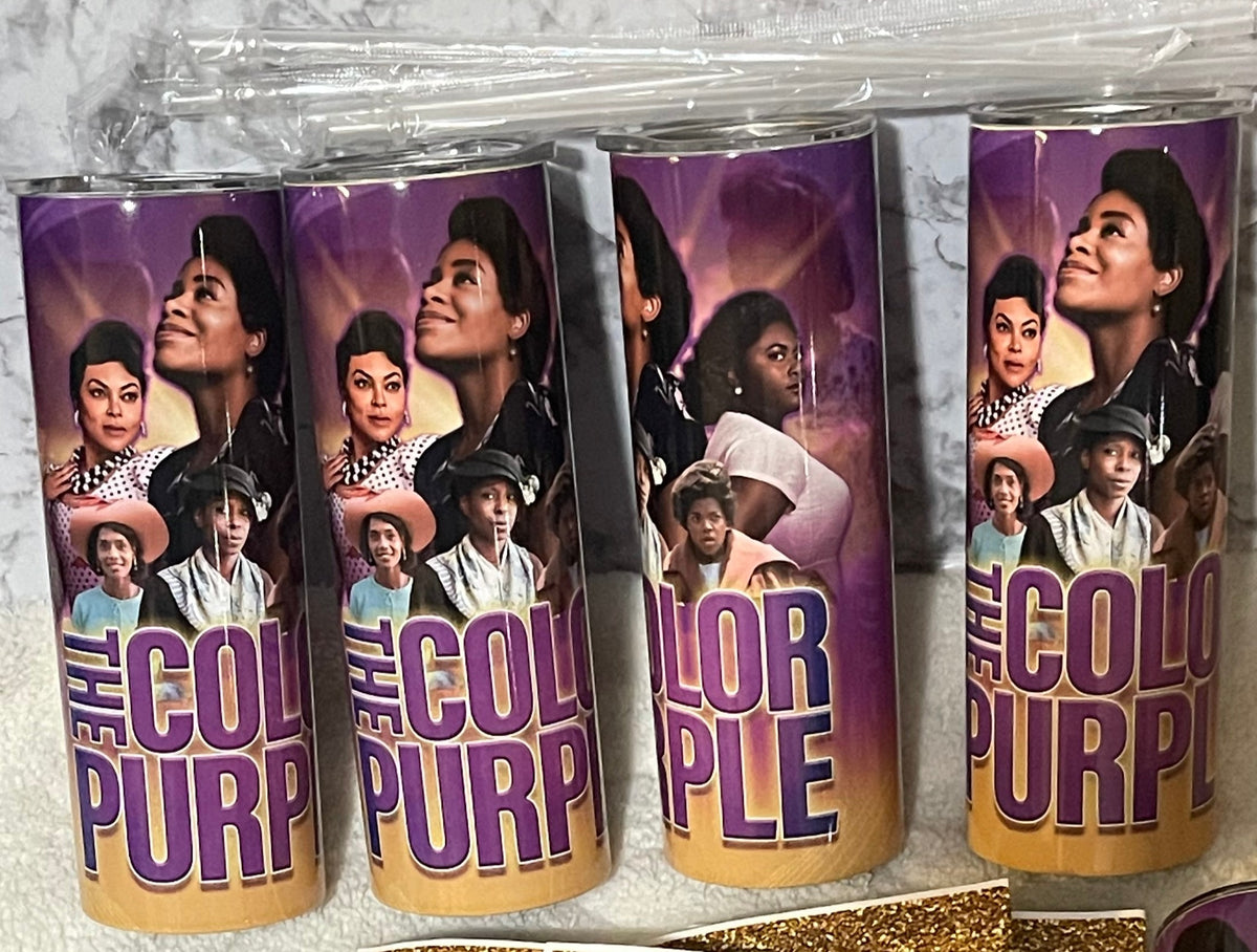 Color Purple Tumbler