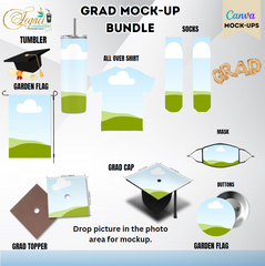 Canva Grad Favor Mock Up Bundle
