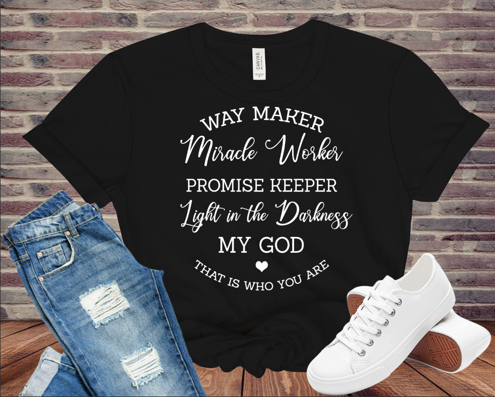 Waymaker Ocean Graphics Waymaker Graphic T-Shirt – Legaci Handmade