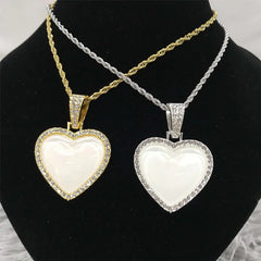 Bling Heart Shaped Pendant